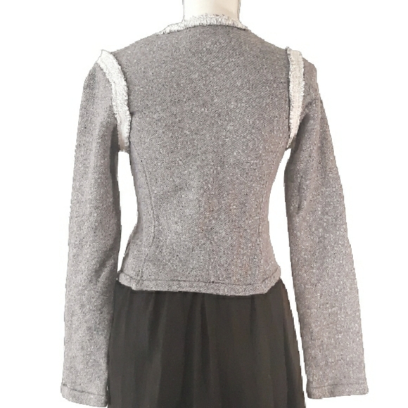 GAP Navy Uniform Moto Jacket Size Small - Picture 3 of 13